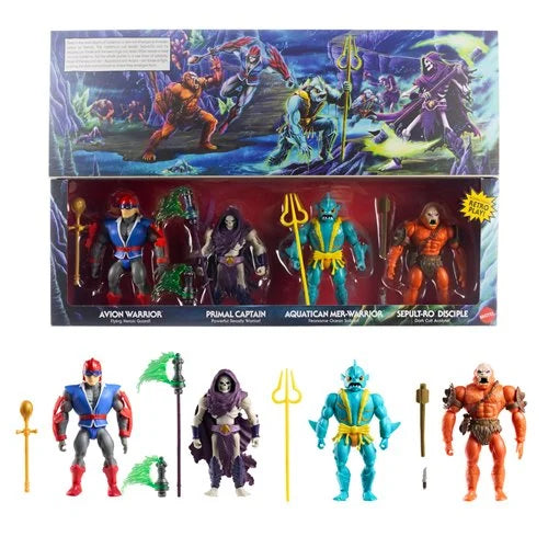 Masters of the Universe Origins Battle for Subternia Action Figure 4-Pack – Exclusive
