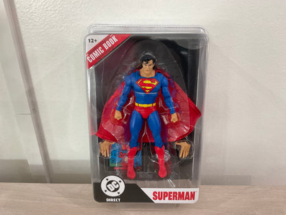 Superman (Zero Hour) 7-Inch Action Figure w/ Comic – DC Page Punchers