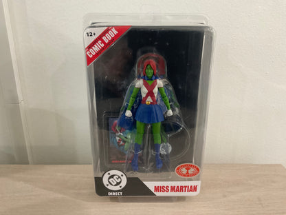 McFarlane DC Page Punchers Miss Martian Red Platinum Edition Teen Titans #41 7-Inch Figure