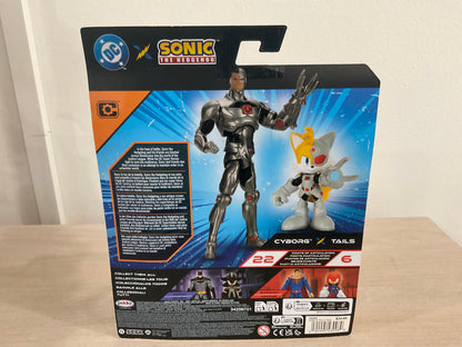 Sonic x DC Tails as Cyborg & Cyborg 2-Piece Action Figure Set