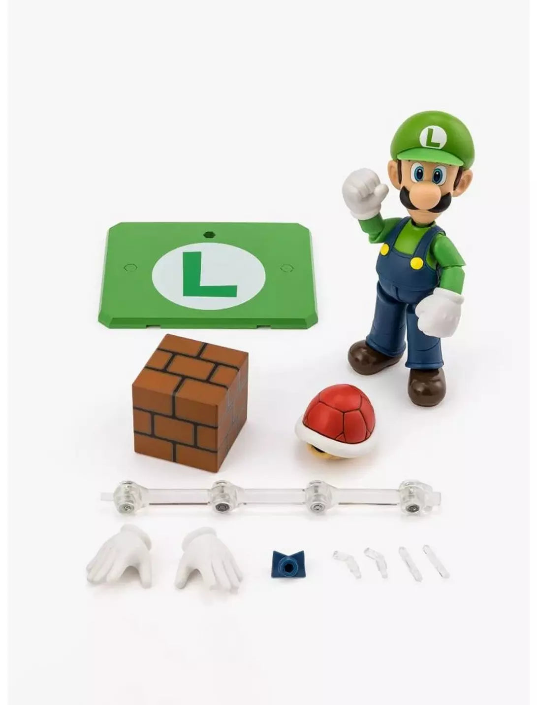 Tamashii Nations Super Mario Luigi S.H.Figuarts Action Figure