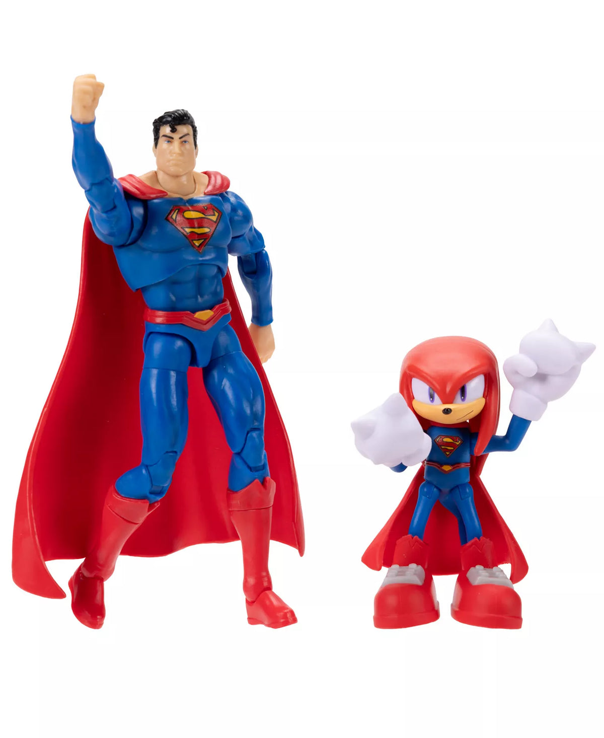 Sonic x DC Knuckles as Superman & Superman Ultimate Hero Pack 2-Piece Action Figure Set