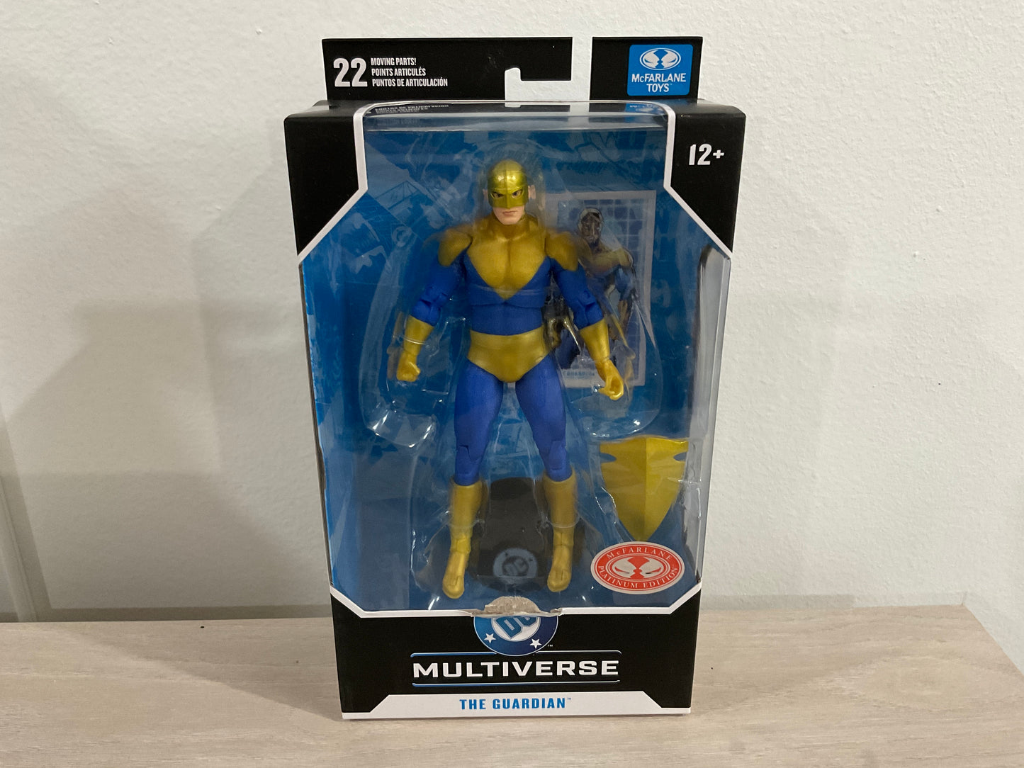 Guardian (DC Multiverse: Red Platinum Edition) 7" Action Figure - McFarlane Toys (Substandard Card 1)