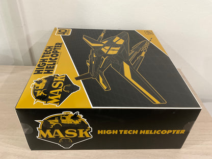 M.A.S.K. 40th Anniversary High Tech Helicopter Black & Gold Transforming Vehicle Set