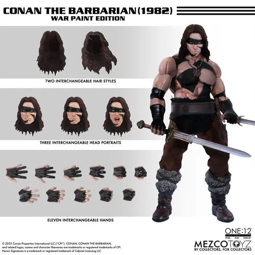 Mezco One:12 Collective Conan the Barbarian (1982) War Paint Edition 1:12 Scale Action Figure