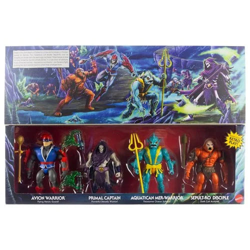 Masters of the Universe Origins Battle for Subternia Action Figure 4-Pack – Exclusive
