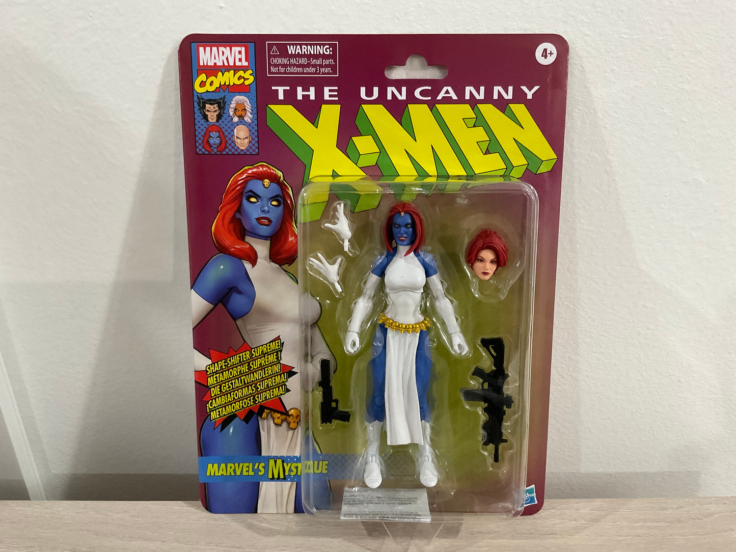 Marvel Legends Mystique Retro Card Uncanny X-Men 6-Inch Action Figure