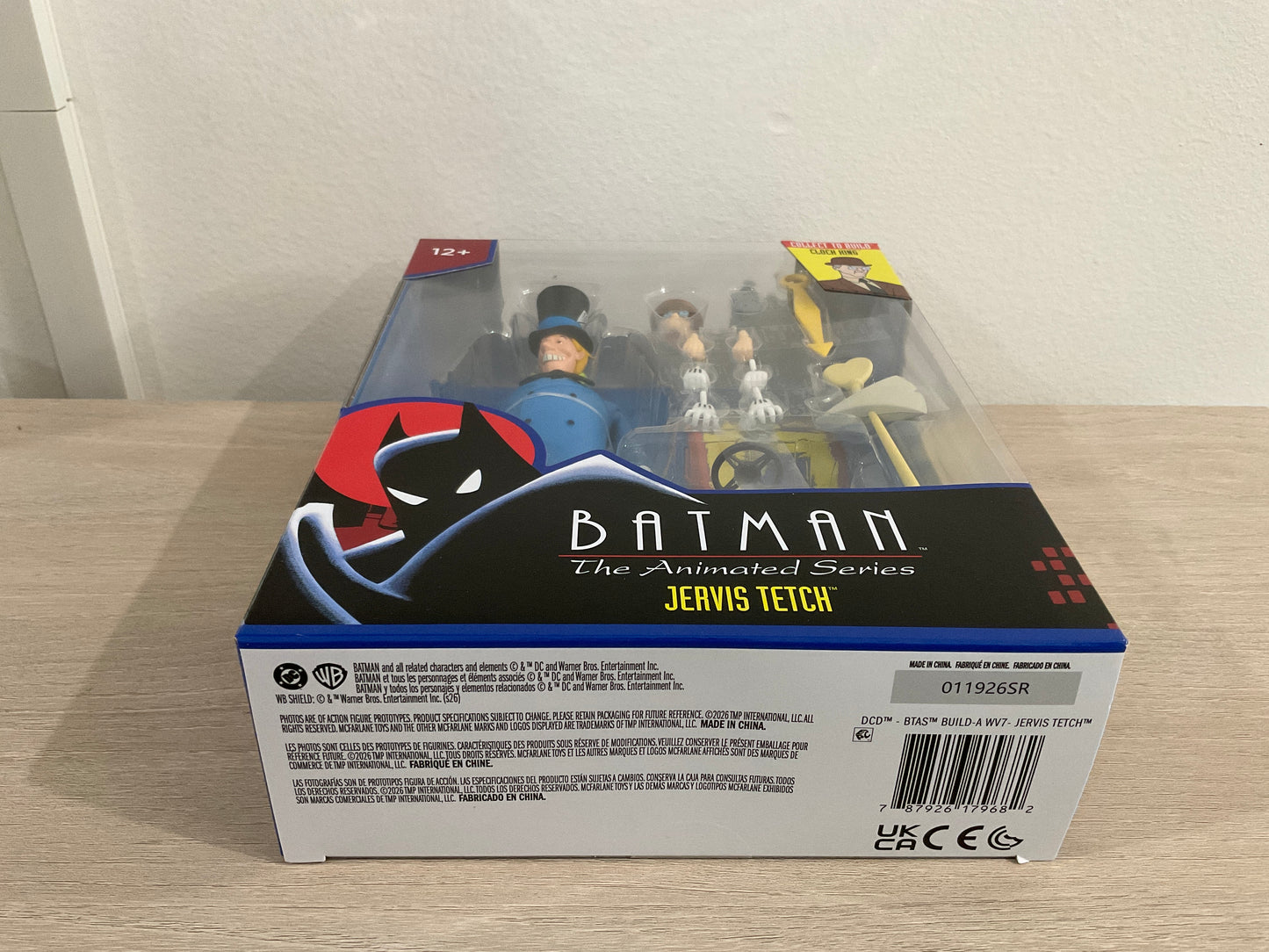 McFarlane DC Direct BTAS Mad Hatter Wave 7 Build-A-Figure Clock King 6-Inch Figure