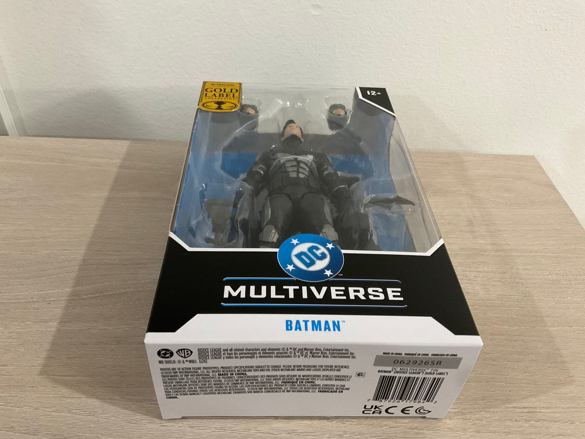 McFarlane DC Theatrical Batman (Justice League) Deluxe Gold Label 7" Action Figure