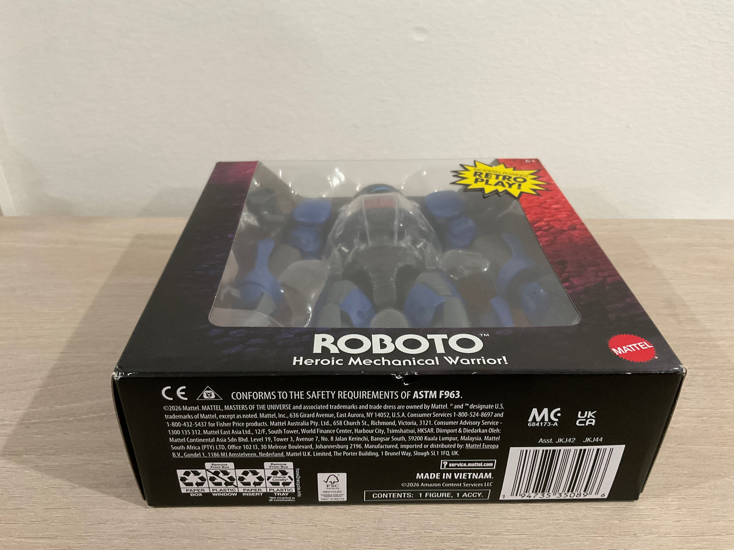 Masters of the Universe 2026 Movie Origins Deluxe Roboto Action Figure – Mechanical Warrior
