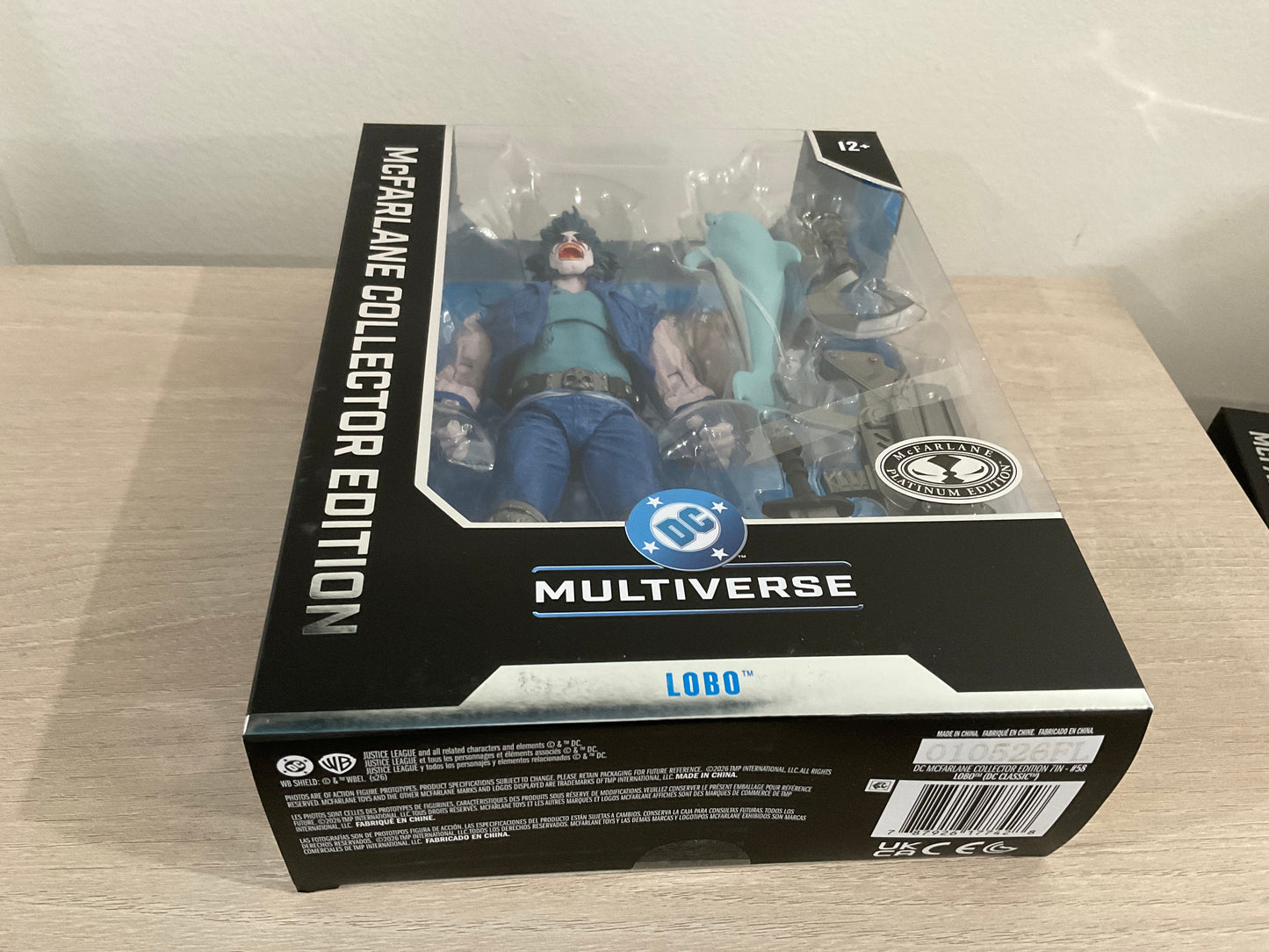 DC Multiverse Lobo DC Classic Platinum Chase McFarlane Collector Edition 7-In Figure