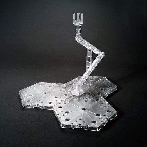 Bandai Spirits Action Base 4 Clear 1:100 Scale Gundam Model Kit Display Stand