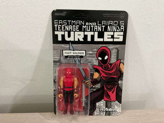 Super7 Eastman & Laird’s TMNT Foot Soldier (Comic Color) 3.75" ReAction Figure – Substandard Card