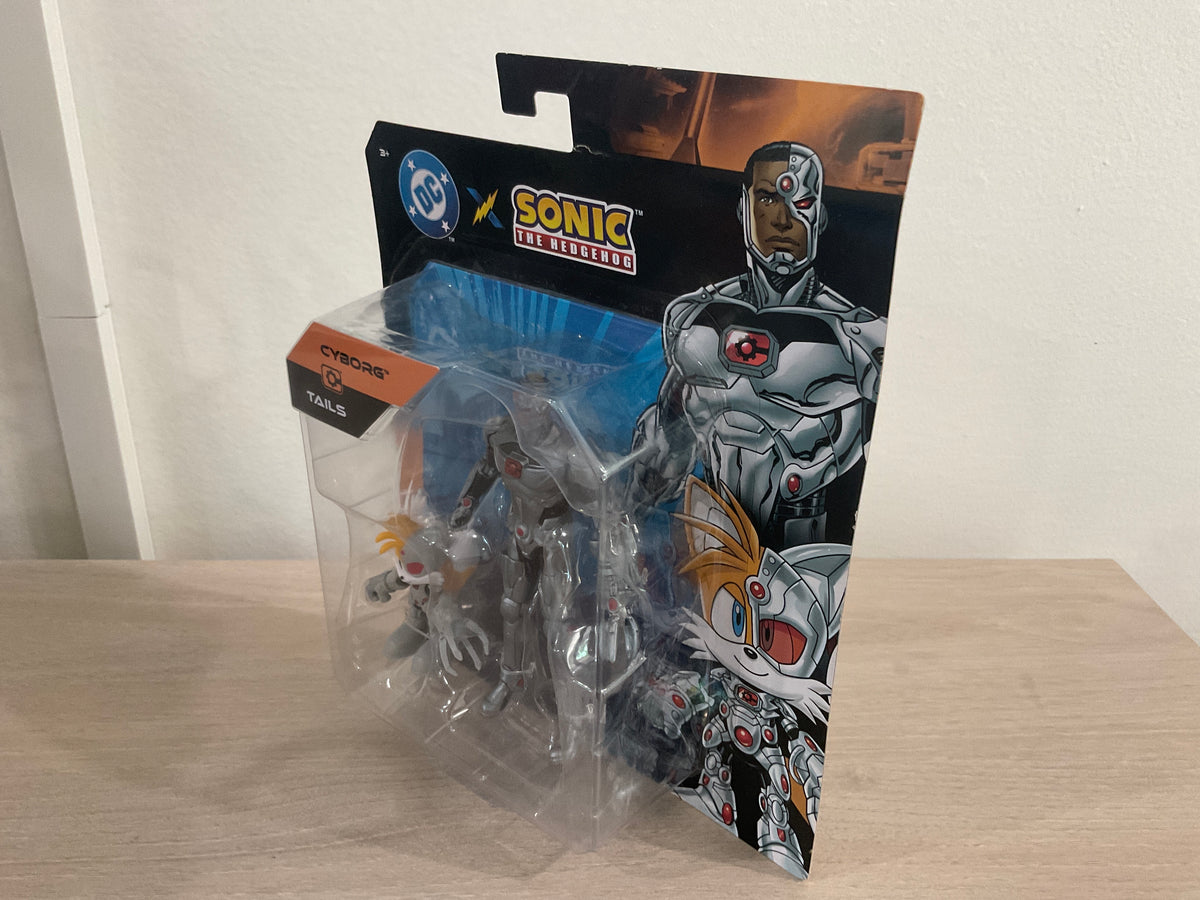 Sonic x DC Tails as Cyborg & Cyborg 2-Piece Action Figure Set