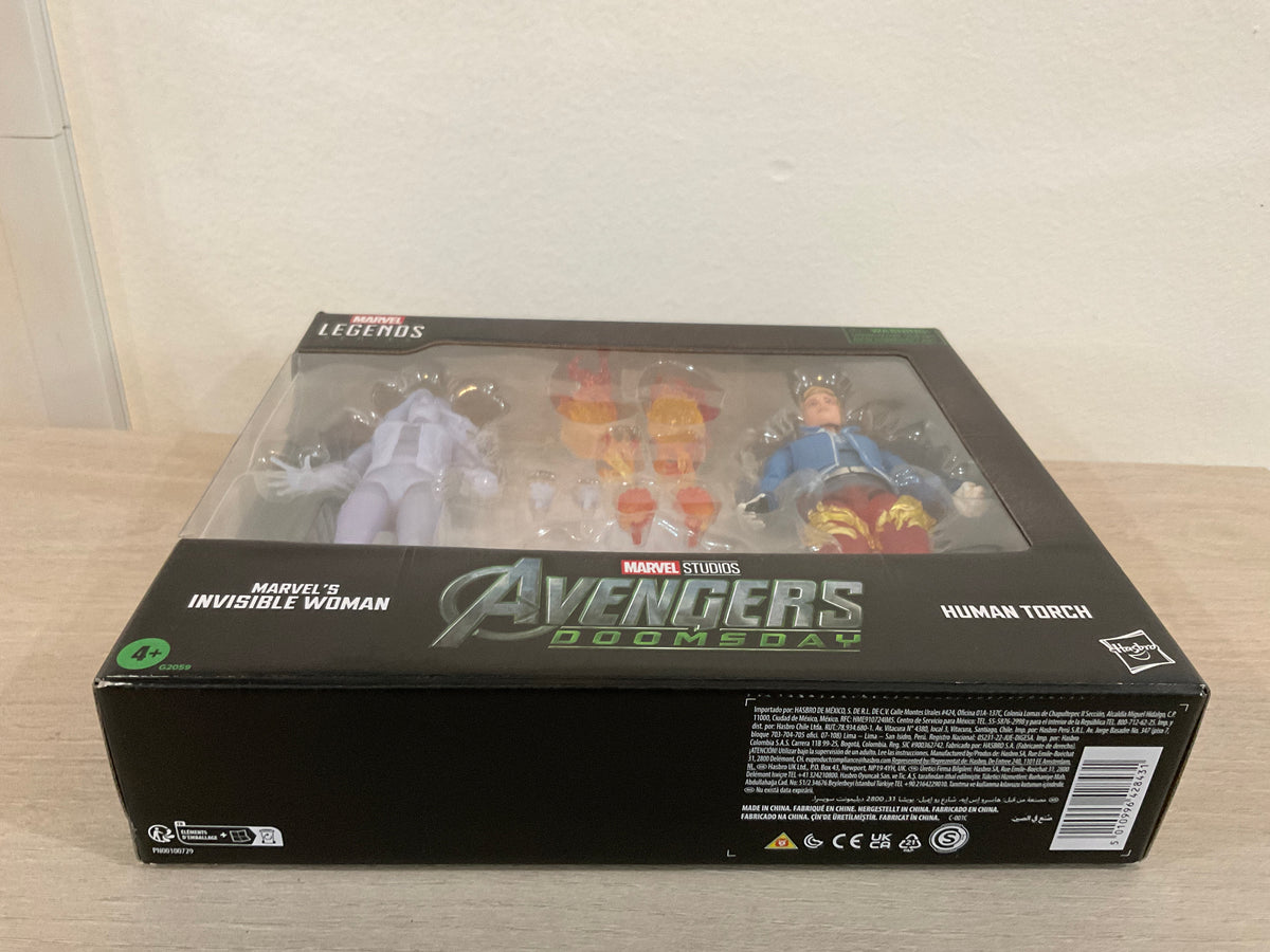 Marvel Legends Invisible Woman & Human Torch 2-Pack – Avengers: Doomsday 6-Inch Action Figures