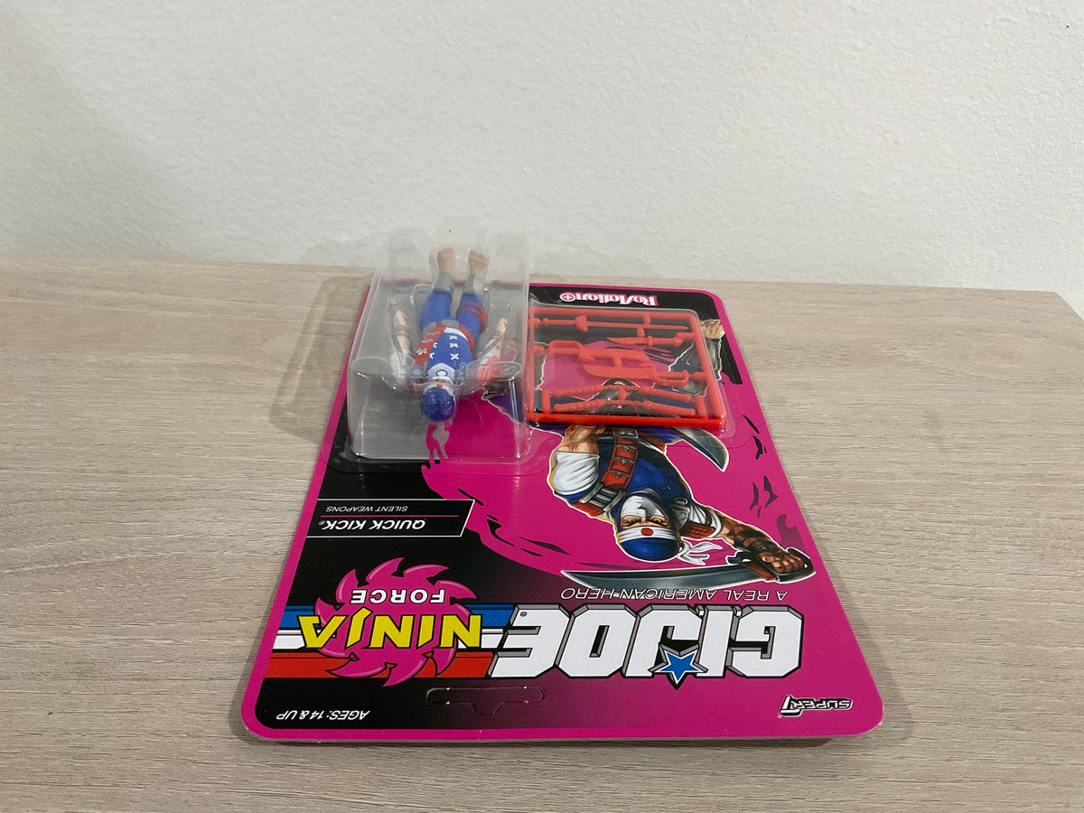 G.I. Joe ReAction+ Ninja Force Quick Kick 3.75" Action Figure - Unpunched