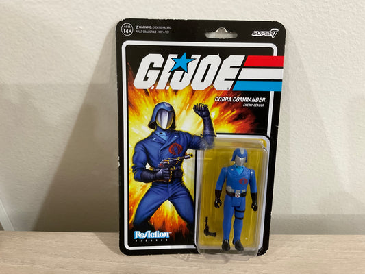 G.I. Joe ReAction+ Cobra Commander (Cartoon) 3.75-Inch Action Figure – Super7 Substandard 3