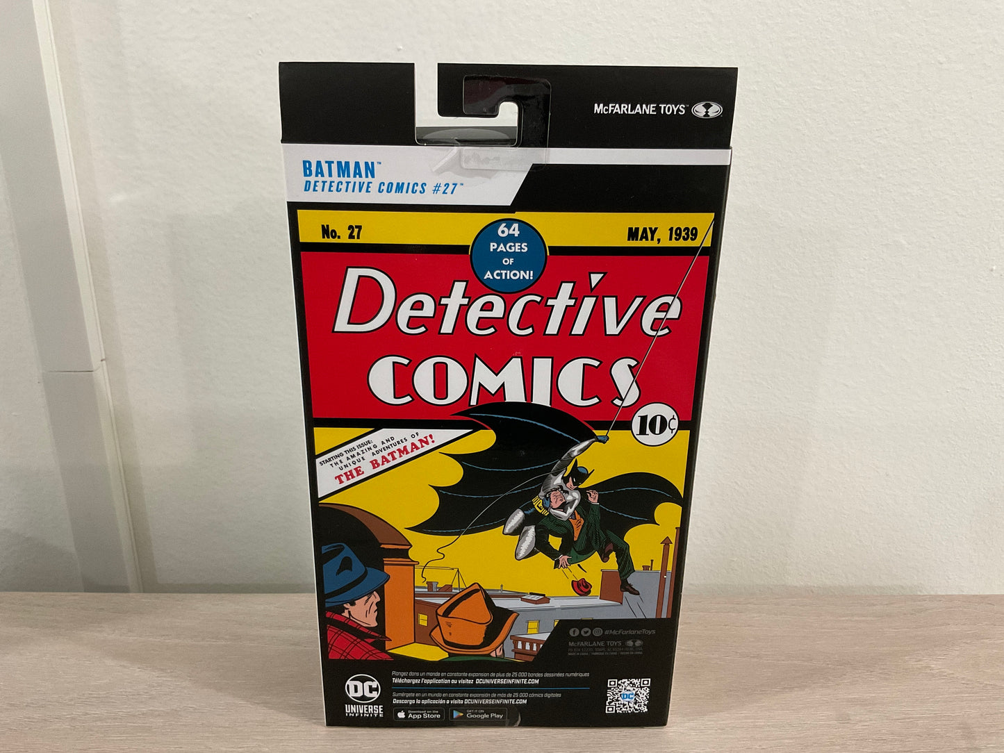 McFarlane DC Multiverse Batman First Appearance 7-Inch Action Figure Detective Comics #27