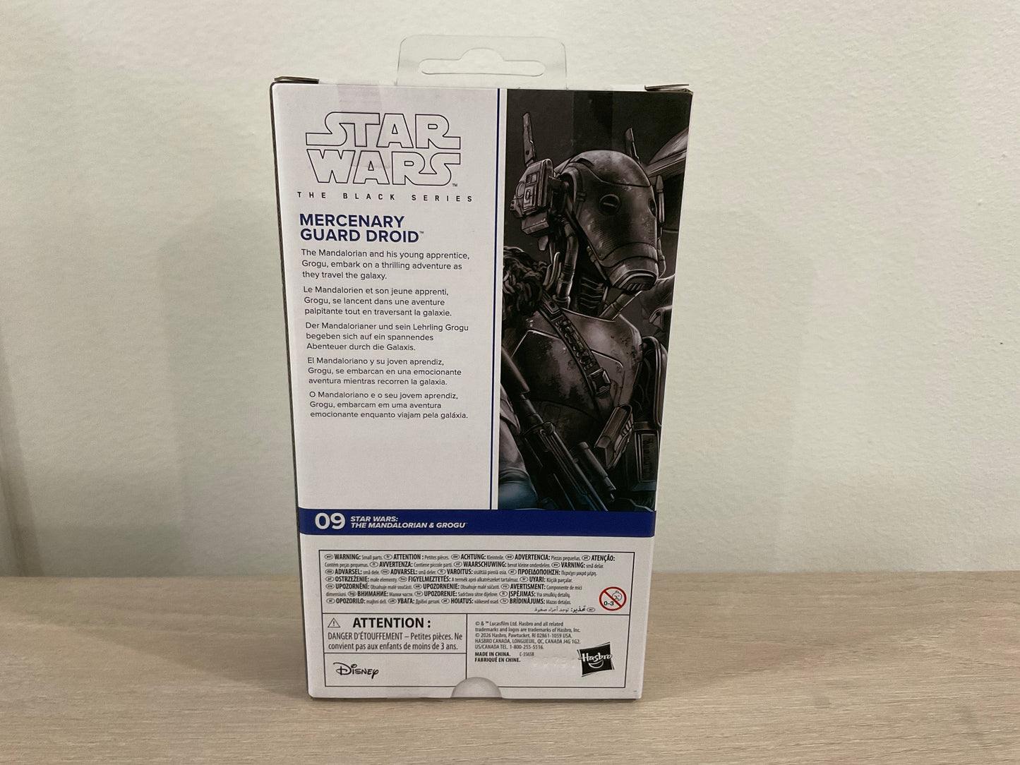 Star Wars The Black Series Mercenary Guard Droid First Edition #09 6-Inch Action Figure