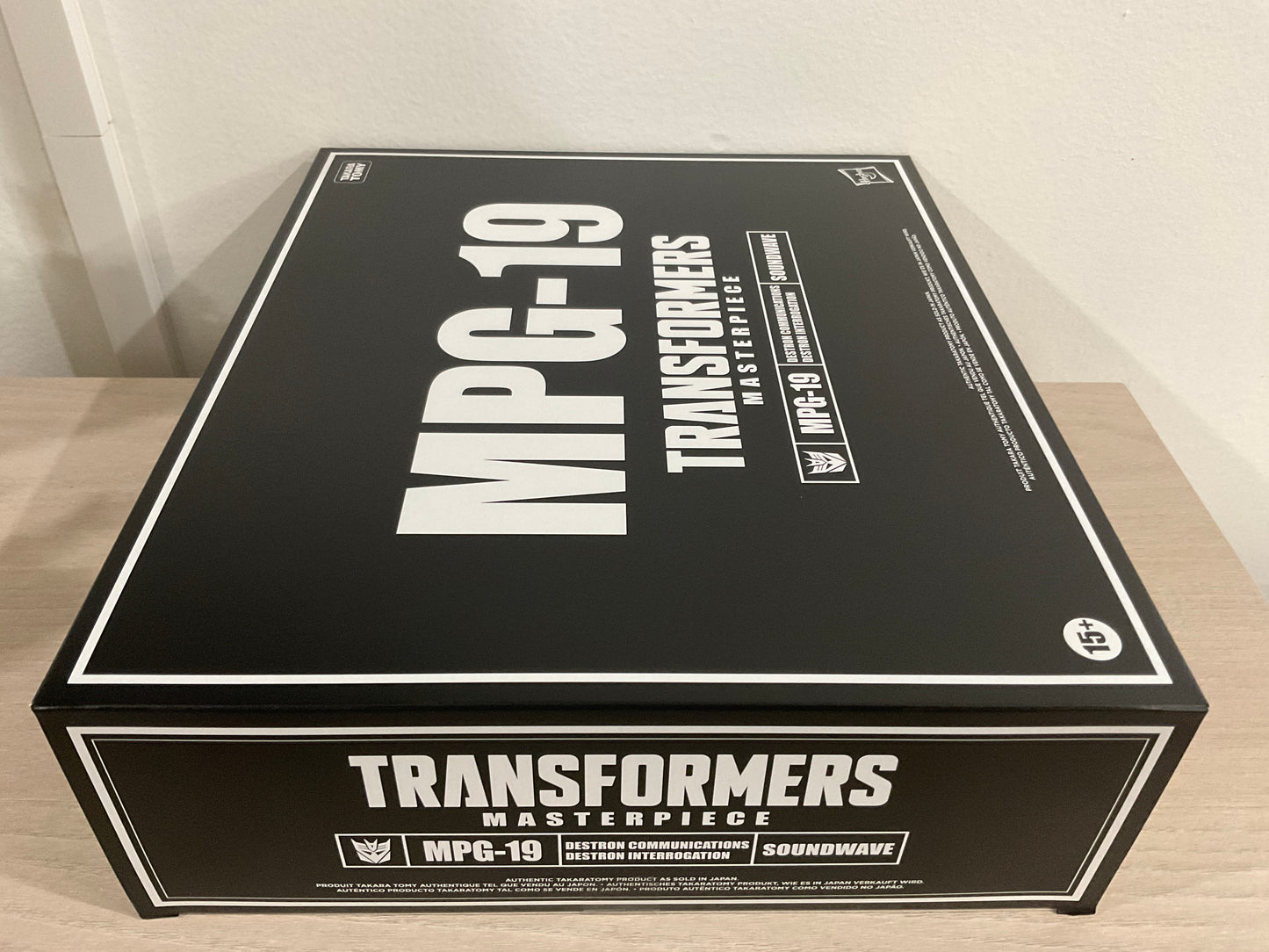 Transformers Masterpiece Edition MPG-19 Soundwave and Laserbeak Action Figure Set