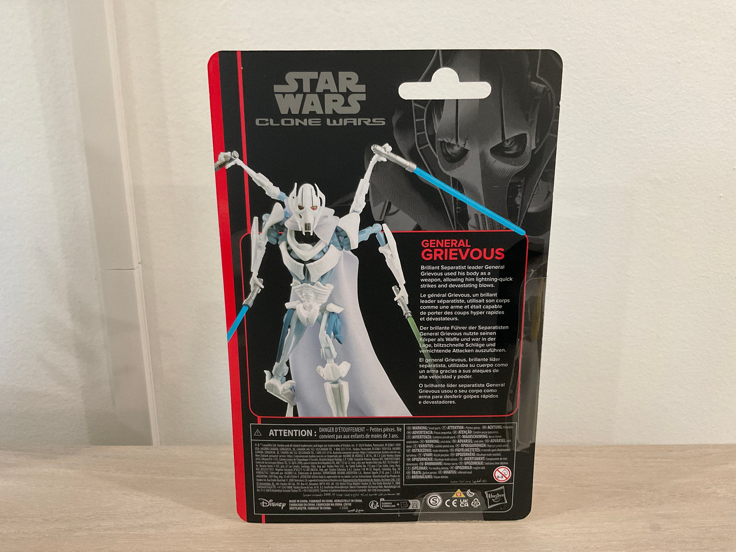 Star Wars Black Series General Grievous 6-In Action Figure Masters of Evil