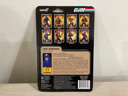 G.I. Joe ReAction+ Cobra Commander (Cartoon) 3.75-Inch Action Figure – Super7 (Substandard 1)