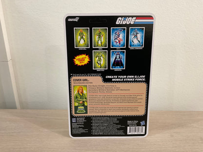 G.I. Joe Super7 ReAction+ Cover Girl (Glow Patrol - Green) 4" Action Figure