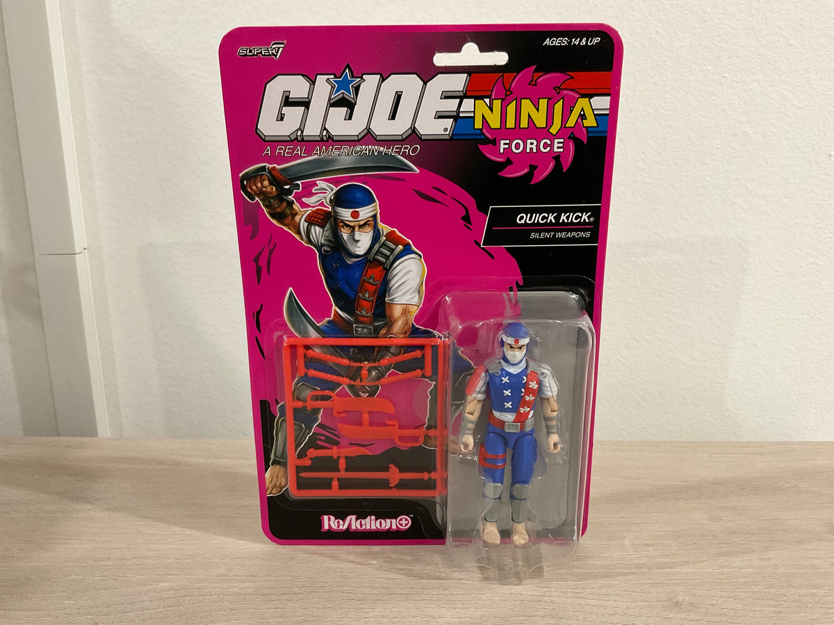 G.I. Joe ReAction+ Ninja Force Quick Kick 3.75" Action Figure - Punched