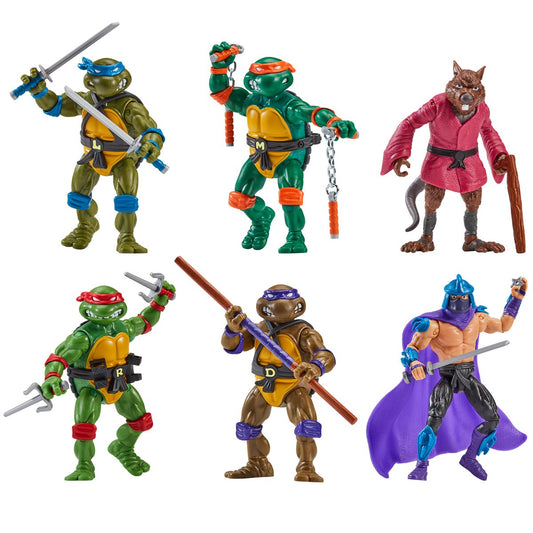 Teenage Mutant Ninja Turtles Classic 1988 Remastered Action Figure 6-Pack