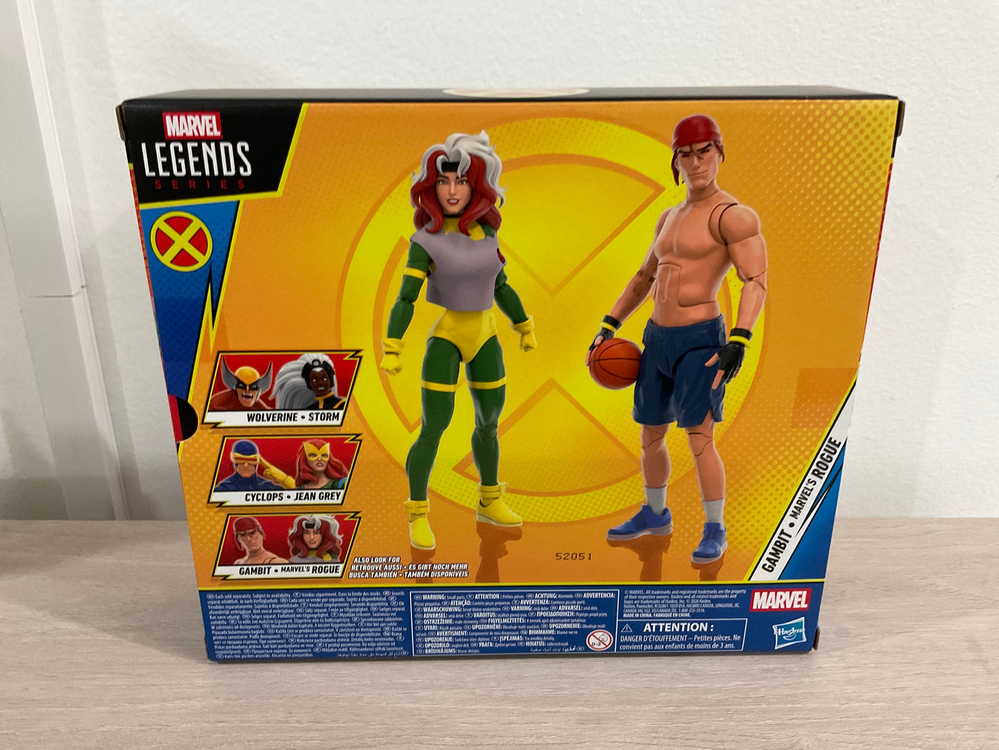 X-Men '97 Marvel Legends Series Gambit & Rogue 6-Inch Action Figures 2-Pack