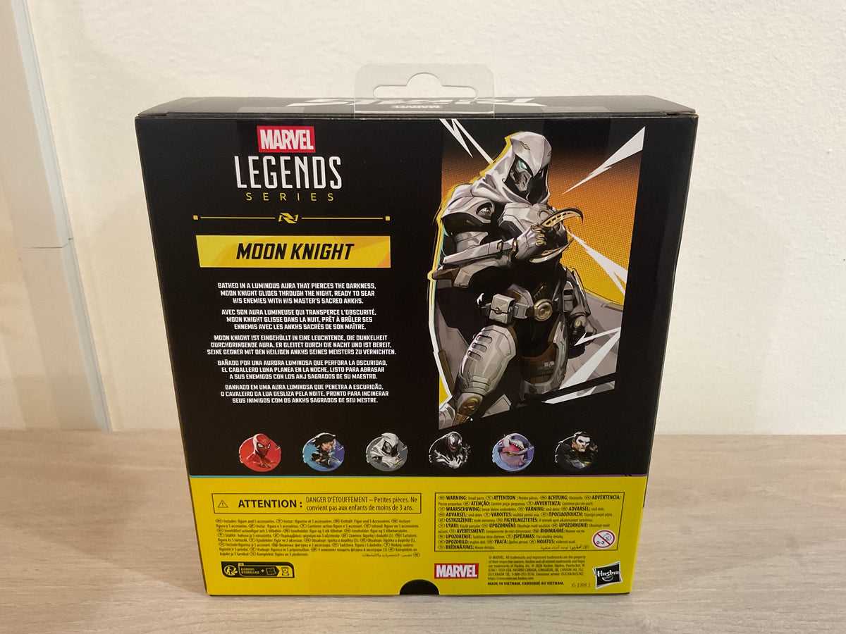 Marvel Legends Series Marvel Rivals Moon Knight 6" Action Figure - Substandard Box 3