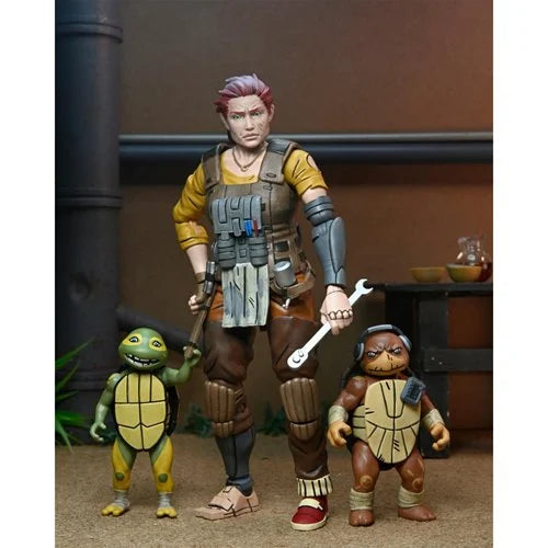 TMNT The Last Ronin Lost Years Grammy April Baby Yi Moja 7-Inch NECA Figures
