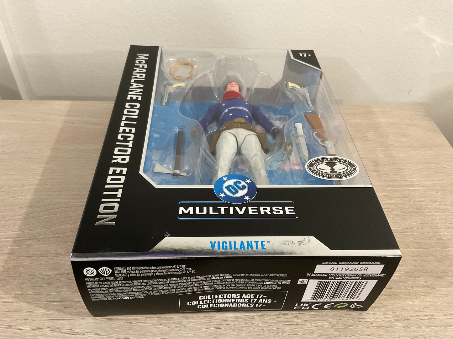 DC Multiverse Vigilante Platinum Chase #56 McFarlane Collector Edition 7-In Figure