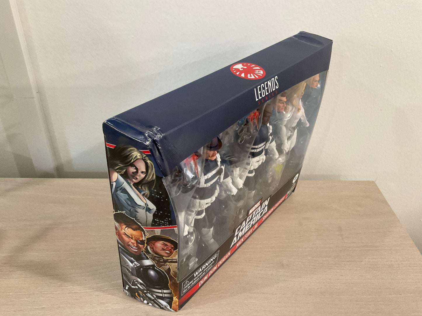 Marvel Legends Series S.H.I.E.L.D. 3-Pack – Dum Dum Dugan, Sharon Carter & Nick Fury Jr. 6" Figures (Damaged Packaging 4)