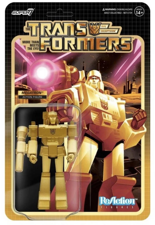 Transformers ReAction Figures Wave 1 Megatron (Golden Lagoon) Action Figure