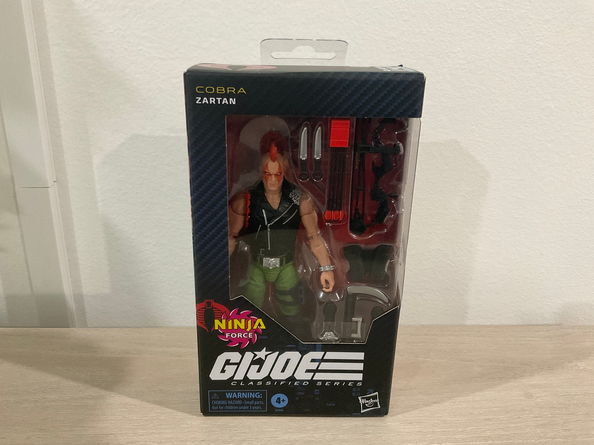 G.I. Joe Classified Series #192 Ninja Force Zartan 6-Inch Action Figure - Substandard Box
