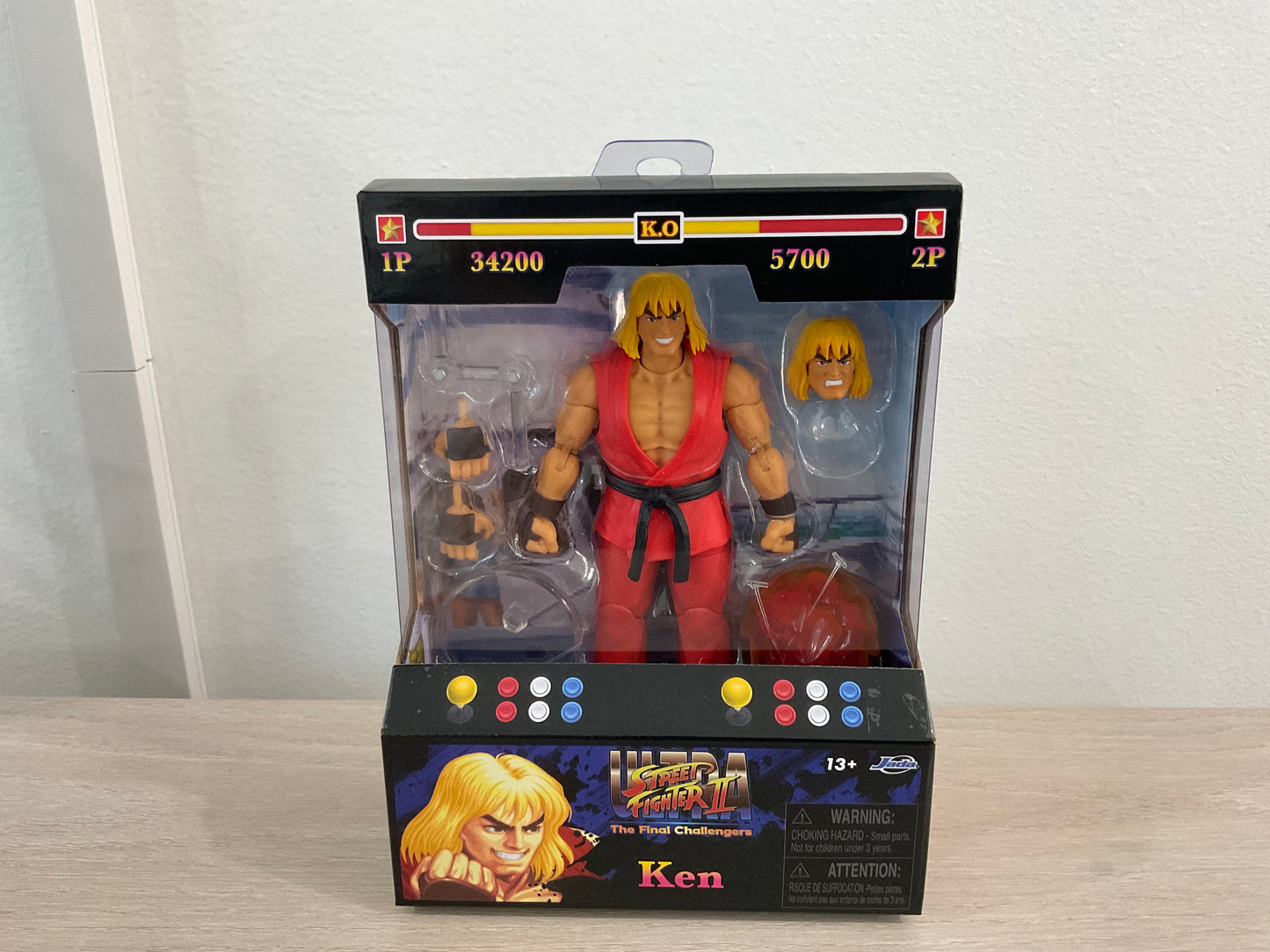 Street Fighter Ken Red Outfit 6-In Action Figure Jada Toys
