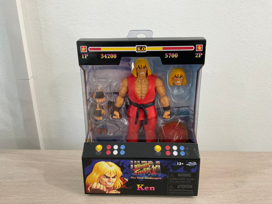 Street Fighter Ken Red Outfit 6-In Action Figure Jada Toys