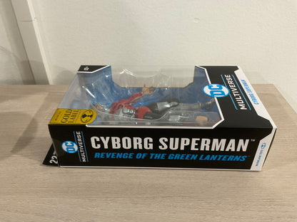 DC Multiverse Cyborg Superman 7" Action Figure (Revenge of the Green Lantern) – Gold Label (Substandard)