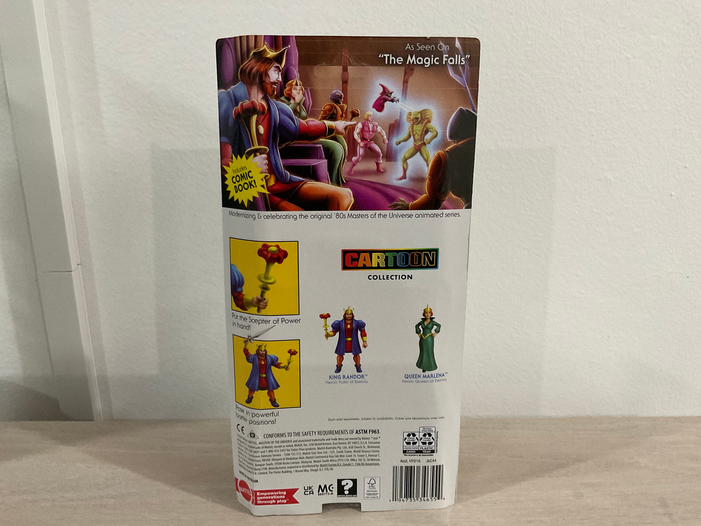 Masters of the Universe Origins King Randor Cartoon Collection 5.5-Inch Figure Mattel - Substandard Card 3