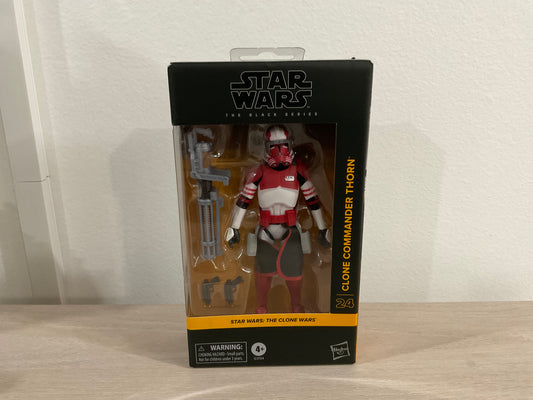 Star Wars The Black Series Clone Commander Thorn – The Clone Wars 6-Inch Action Figure