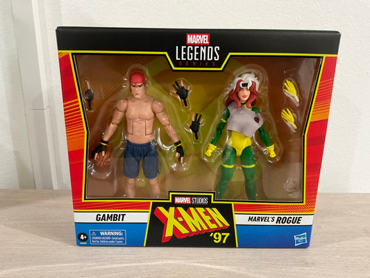 X-Men '97 Marvel Legends Series Gambit & Rogue 6-Inch Action Figures 2-Pack