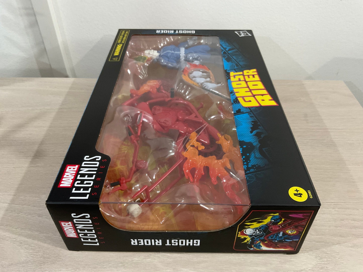 Marvel Legends Ghost Rider Johnny Blaze with Motorcycle 6-In Figure