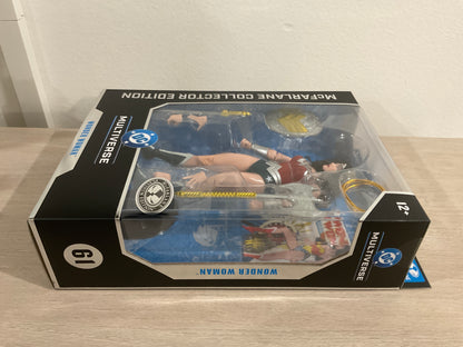 DC McFarlane Collector Edition #61 Wonder Woman (1980s) Platinum Edition 7-Inch Scale Action Figure – Chase Variant