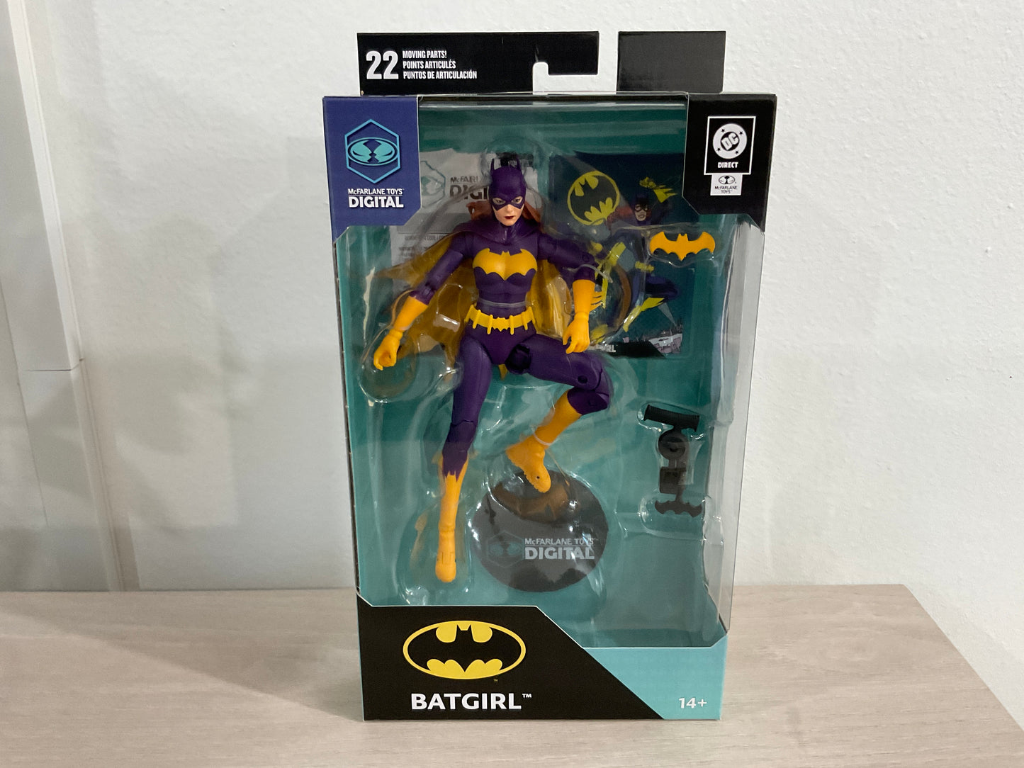 Batgirl (DC Classic) 7-Inch Action Figure with McFarlane Toys Digital Collectible