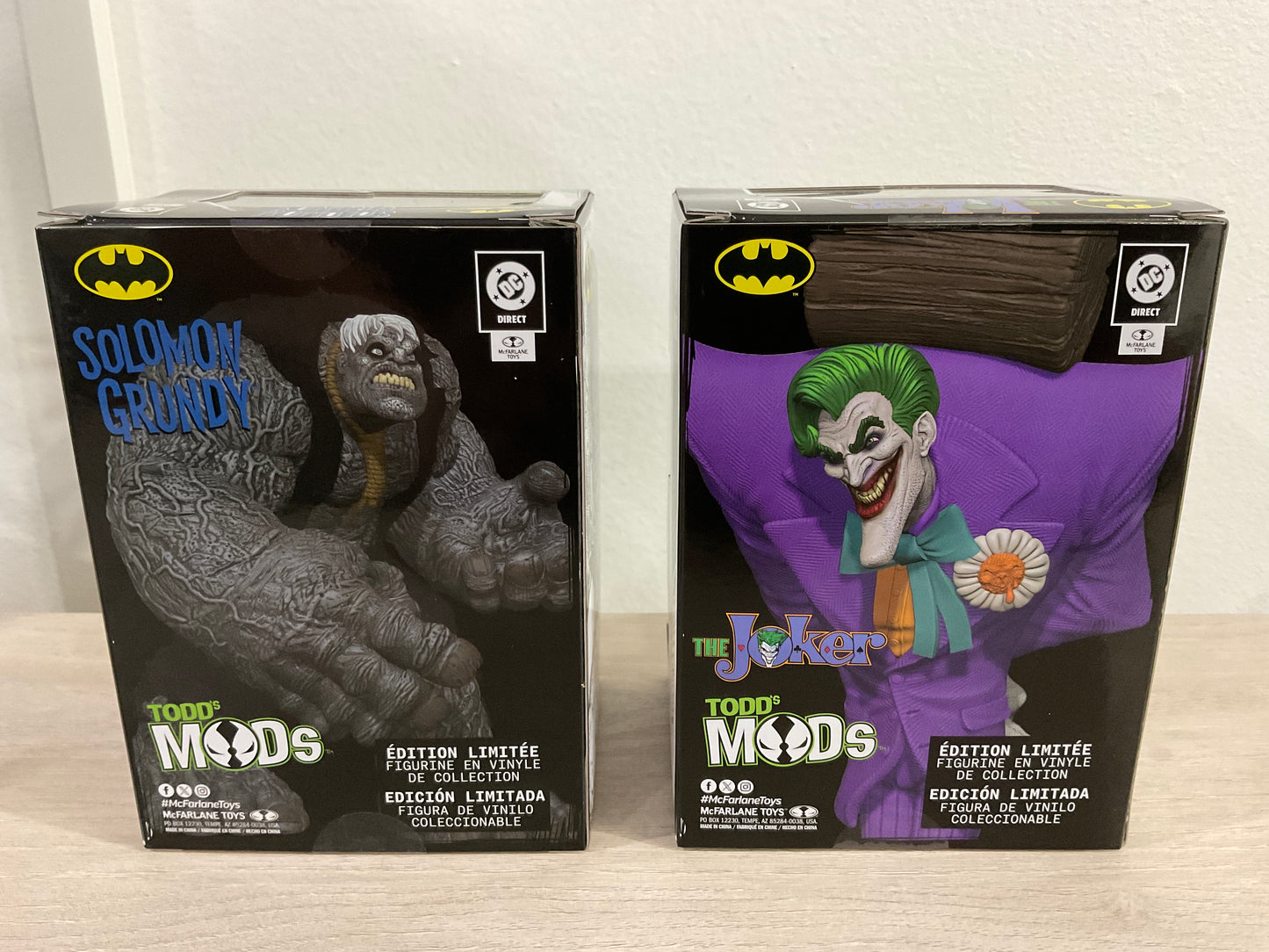 DC Direct Collector Vinyl Wave 5 Todd's Mods Limited Edition 4 1/2-Inch Scale Posed Figure Case of 2