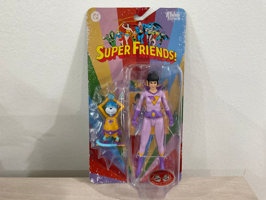 McFarlane DC Retro Super Friends Jayna & Gleek Red Platinum Edition - Substandard