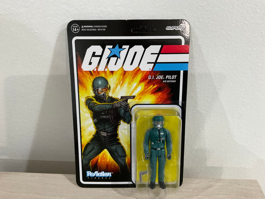 Super7 ReAction G.I. Joe – Pilot Facemask 3.75-Inch Figure