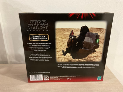 Star Wars The Black Series Darth Maul & Sith Speeder – 6-Inch Scale Deluxe Set