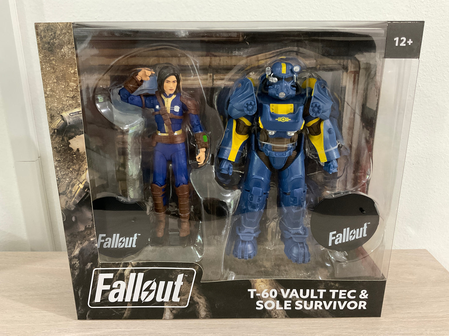 McFarlane Fallout T-60 Vault Tec & Sole Survivor 2-Pack 7-Inch Action Figures